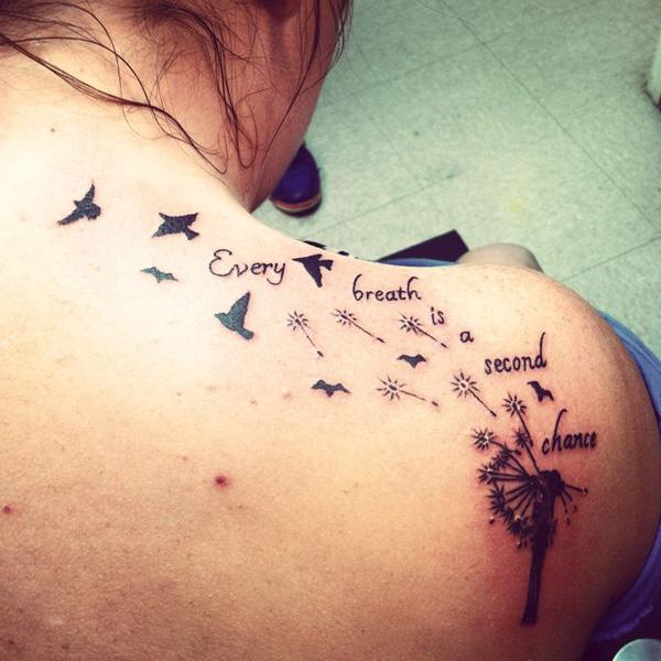 38 Dandelion girly tattoos 50 Examples of Girly Tattoo