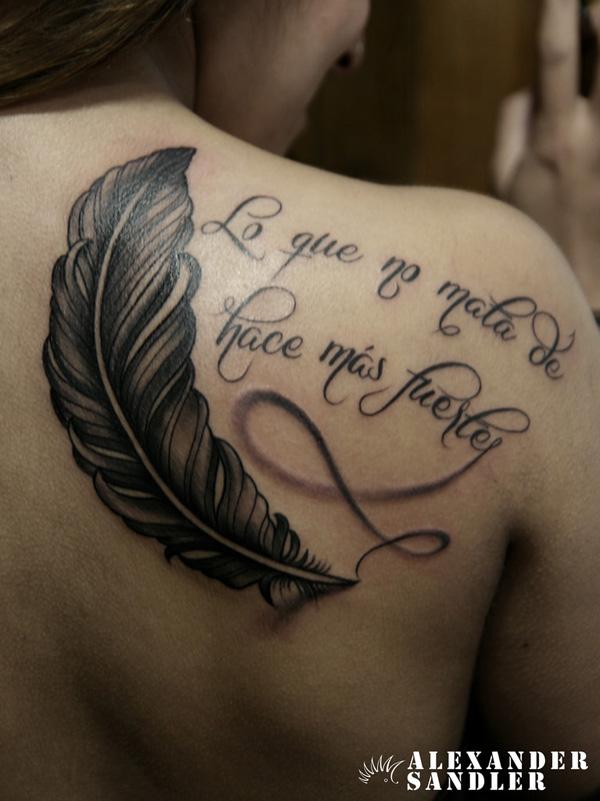 2 Feather girly tattoos 50 Examples of Girly Tattoo