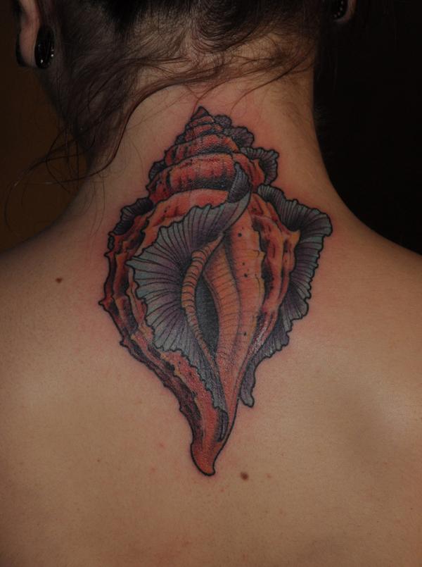 6 Conch girly tattoos 50 Examples of Girly Tattoo