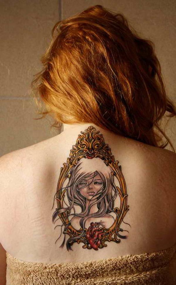 30 girly back tattoos 50 Examples of Girly Tattoo