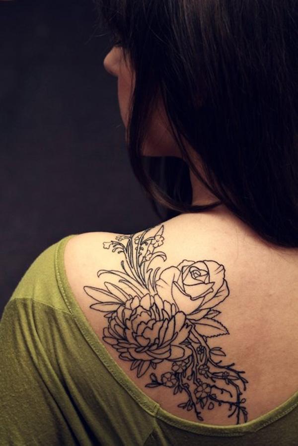 31 flower girly tattoos 50 Examples of Girly Tattoo