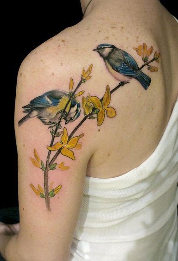34 Beautiful birds girly tattoos 50 Examples of Girly Tattoo