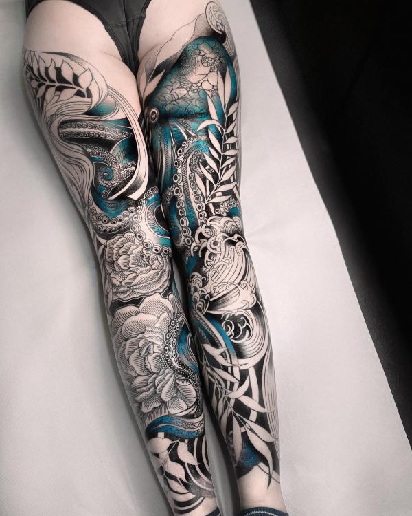 120+ Awesome Octopus Tattoo Designs