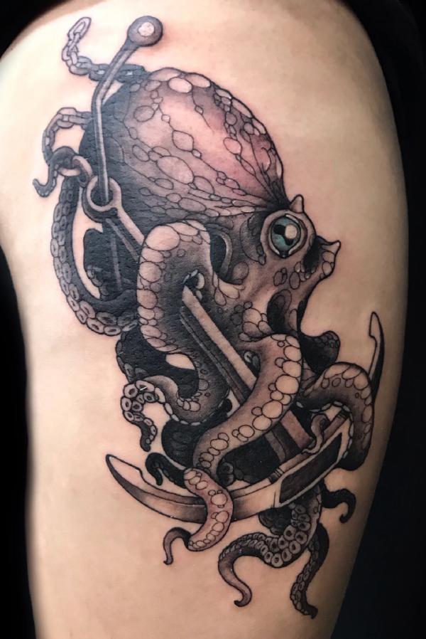 120+ Awesome Octopus Tattoo Designs