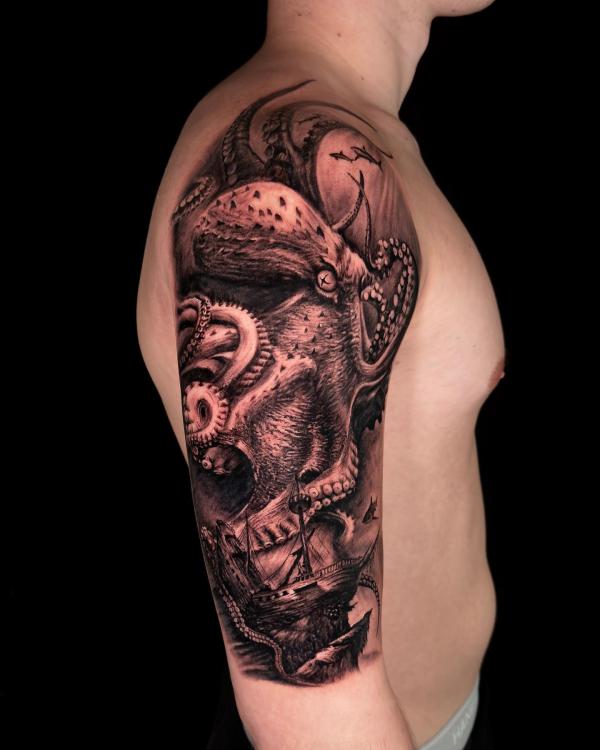 120+ Awesome Octopus Tattoo Designs