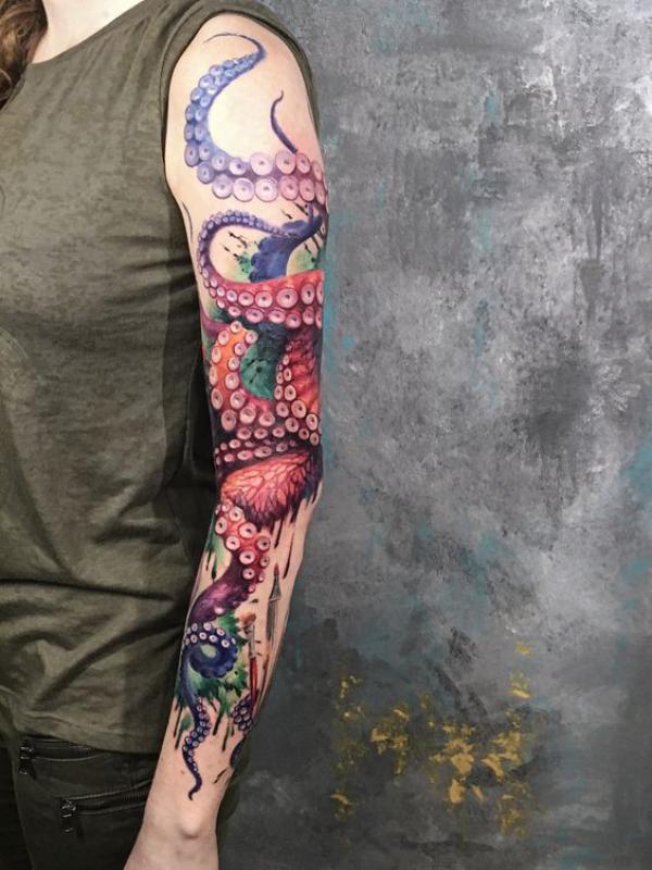 120+ Awesome Octopus Tattoo Designs