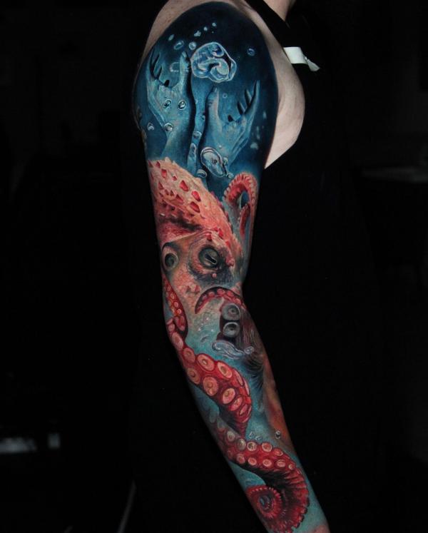 120+ Awesome Octopus Tattoo Designs