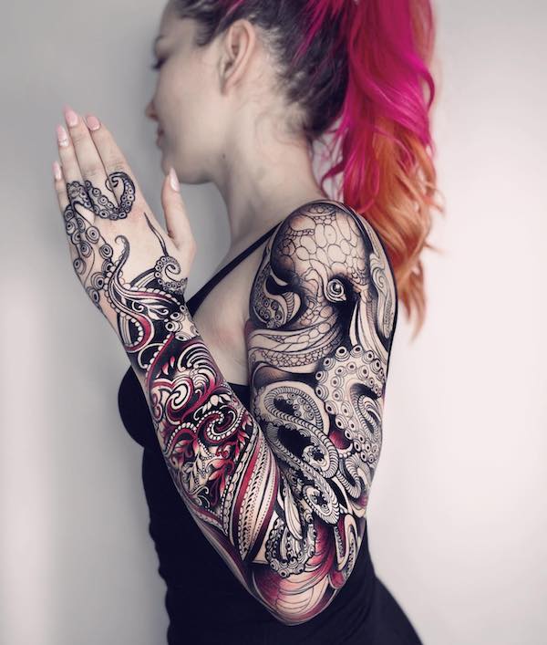 120+ Awesome Octopus Tattoo Designs