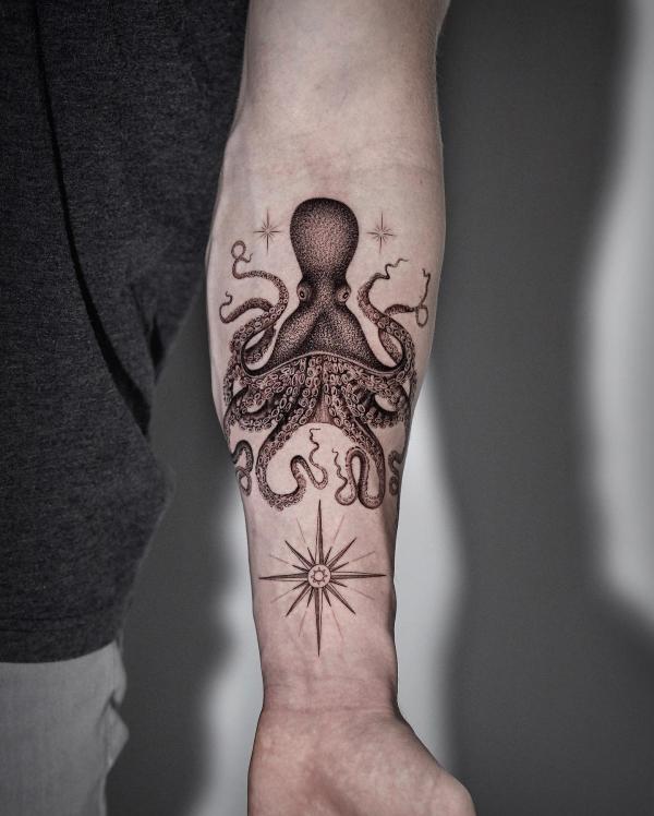 120+ Awesome Octopus Tattoo Designs