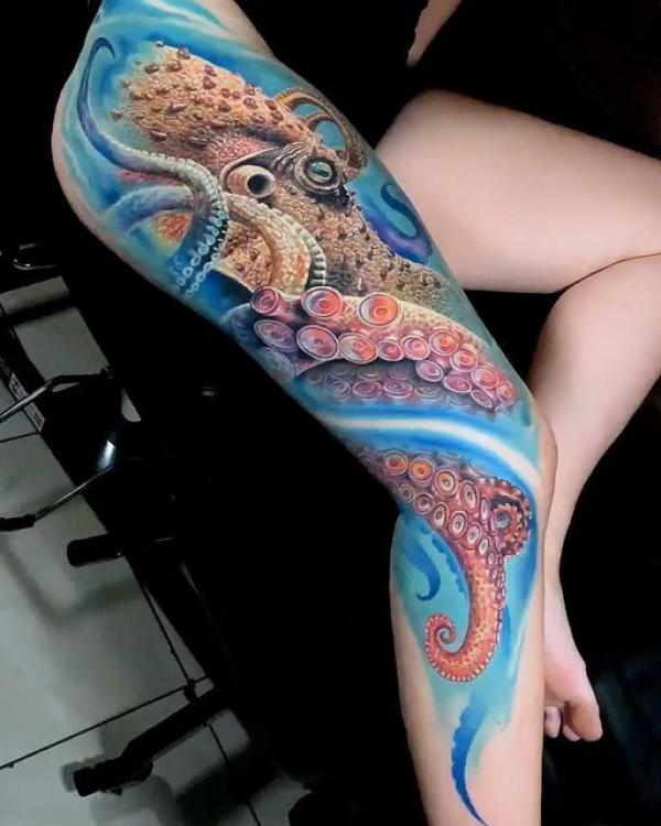 120+ Awesome Octopus Tattoo Designs