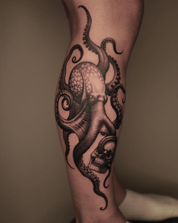120+ Awesome Octopus Tattoo Designs