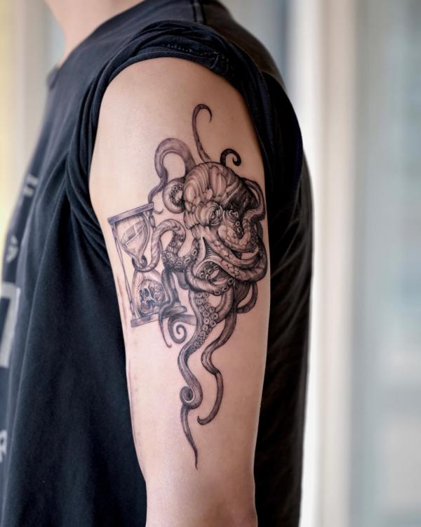 120+ Awesome Octopus Tattoo Designs