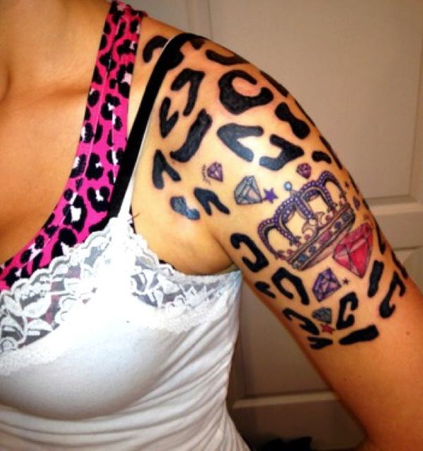 30+ Cheetah and Leopard Print Tattoos for Women