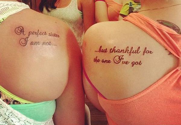 70 Sister Tattoo Ideas - A symbol of Unbreakable Bond