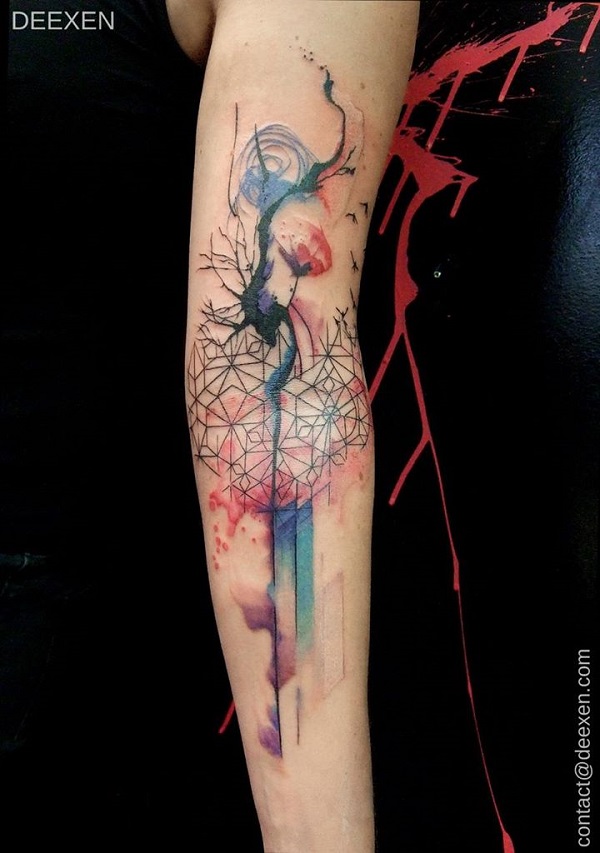 60 Mind Blow Abstract Tattoos