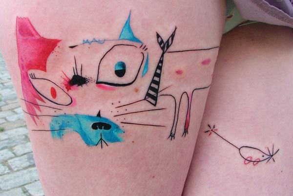 60 Mind Blow Abstract Tattoos