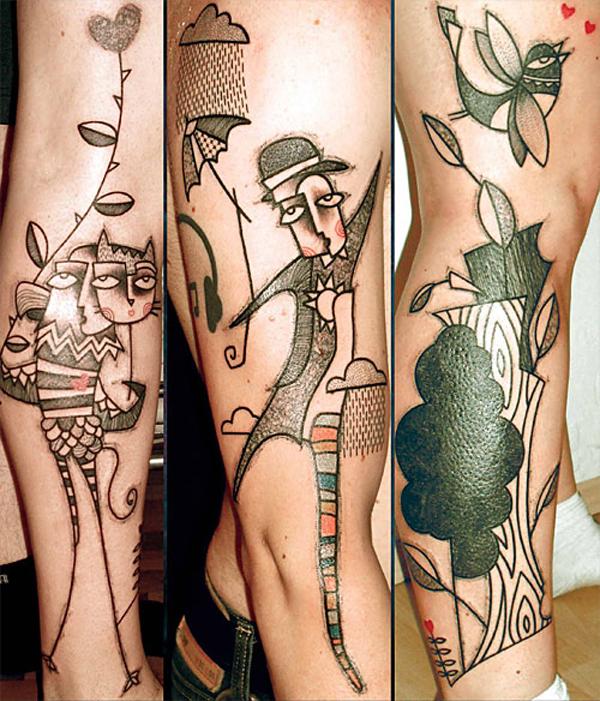 60 Mind Blow Abstract Tattoos