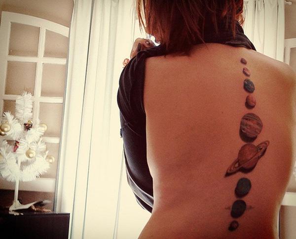 90 Solar System Tattoo Designs for your Celestial Love
