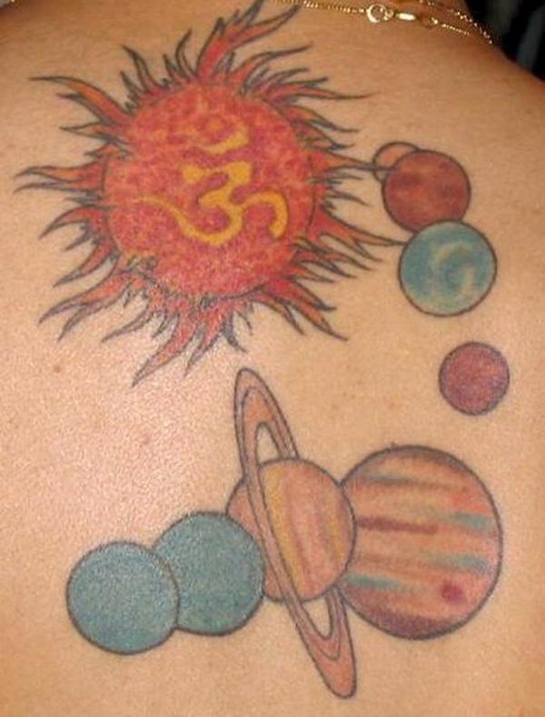 90 Solar System Tattoo Designs for your Celestial Love