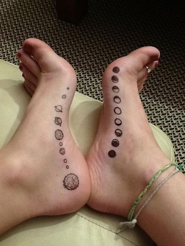 90 Solar System Tattoo Designs for your Celestial Love