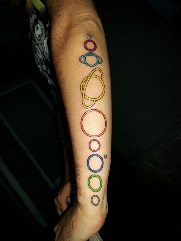 90 Solar System Tattoo Designs for your Celestial Love
