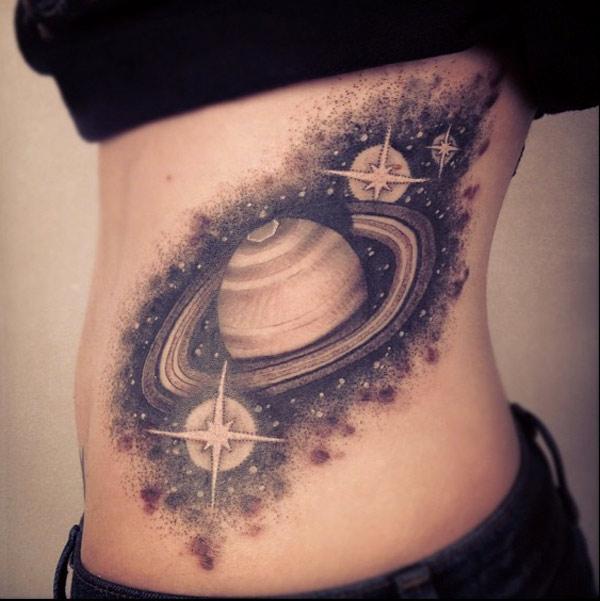 90 Solar System Tattoo Designs for your Celestial Love