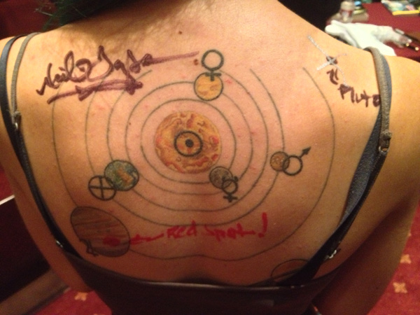 90 Solar System Tattoo Designs for your Celestial Love