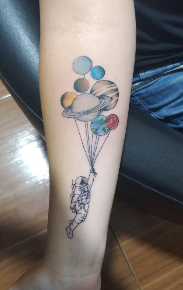 90 Solar System Tattoo Designs for your Celestial Love