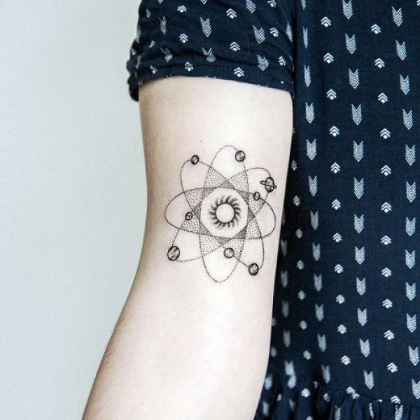 90 Solar System Tattoo Designs for your Celestial Love