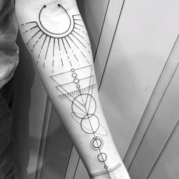 90 Solar System Tattoo Designs for your Celestial Love