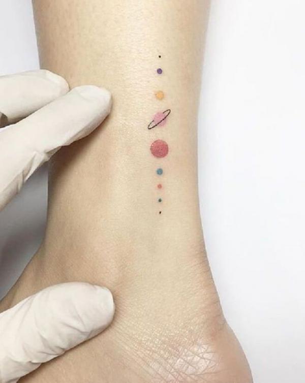 90 Solar System Tattoo Designs for your Celestial Love