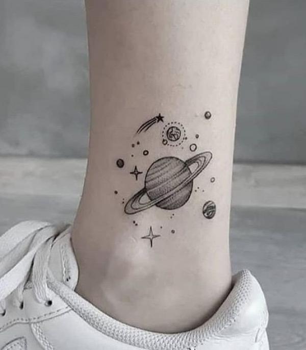 90 Solar System Tattoo Designs for your Celestial Love