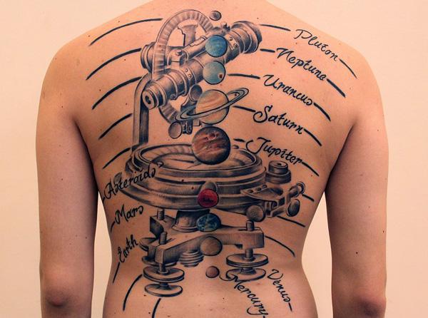 90 Solar System Tattoo Designs for your Celestial Love