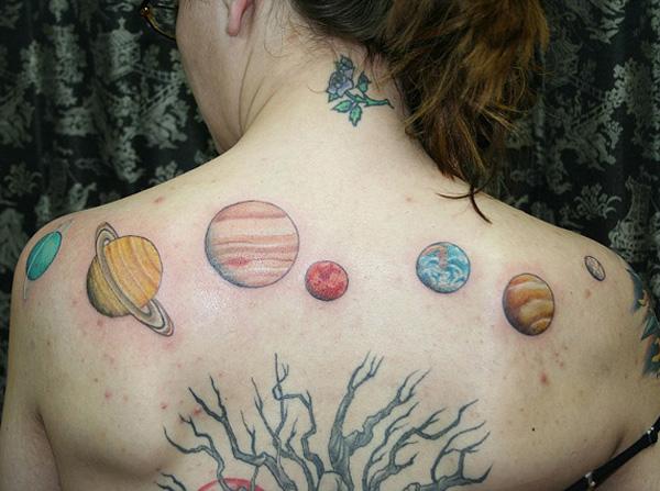 90 Solar System Tattoo Designs for your Celestial Love