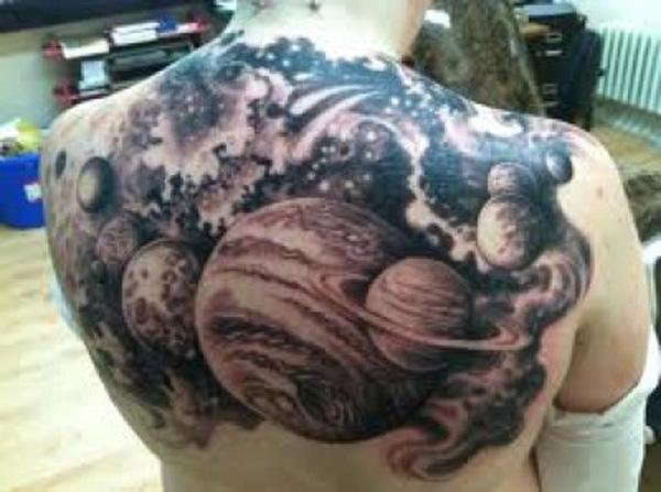 90 Solar System Tattoo Designs for your Celestial Love