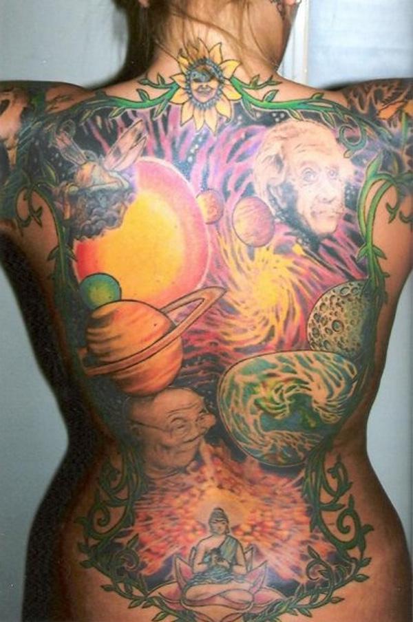 90 Solar System Tattoo Designs for your Celestial Love