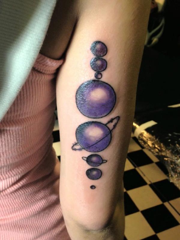 90 Solar System Tattoo Designs for your Celestial Love