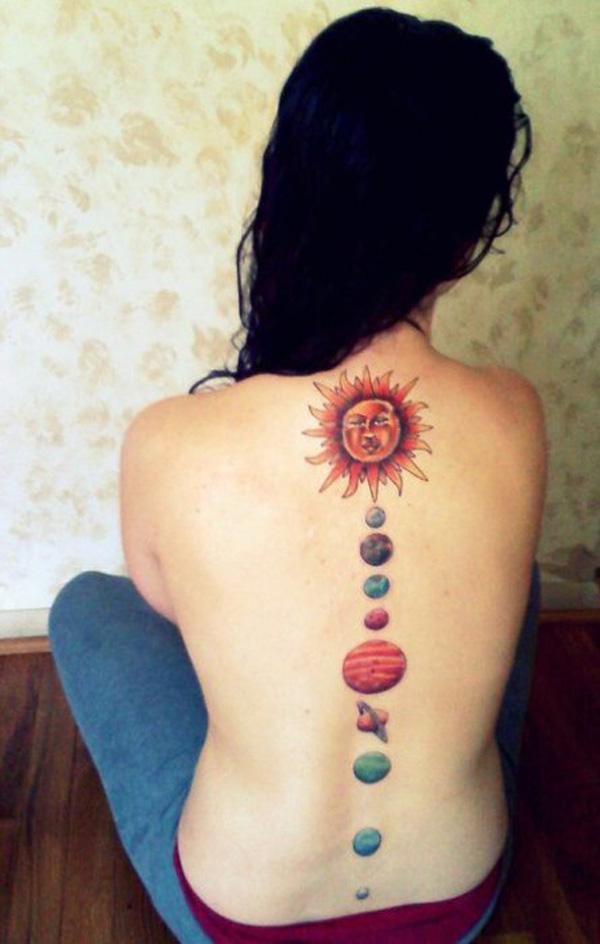 90 Solar System Tattoo Designs for your Celestial Love