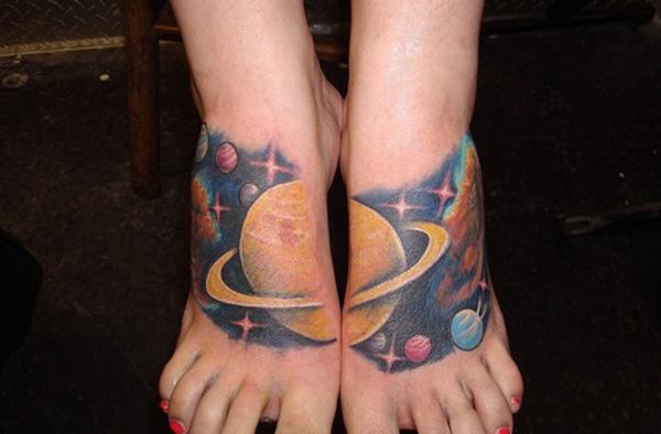 90 Solar System Tattoo Designs for your Celestial Love