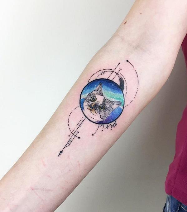 100+ Examples of Cute Cat Tattoo