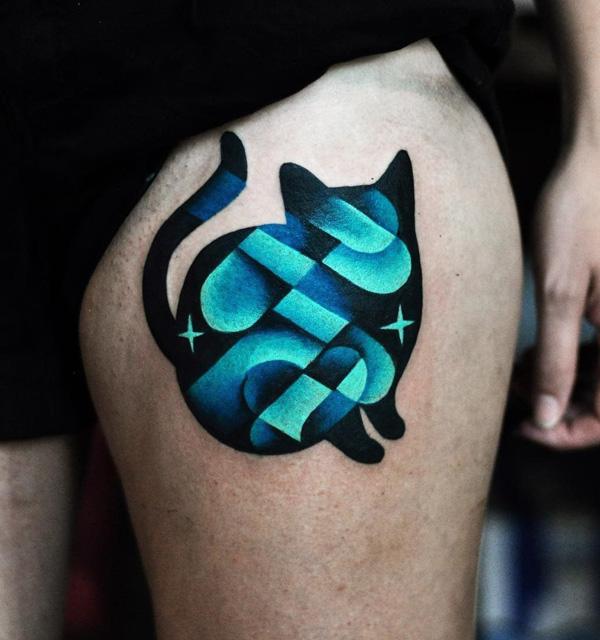 100+ Examples of Cute Cat Tattoo