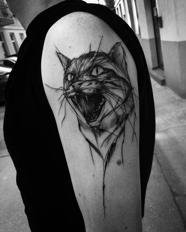 100+ Examples of Cute Cat Tattoo