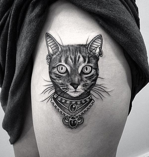 100+ Examples of Cute Cat Tattoo