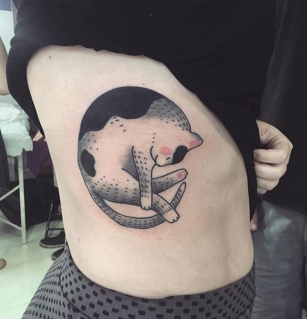 100+ Examples of Cute Cat Tattoo