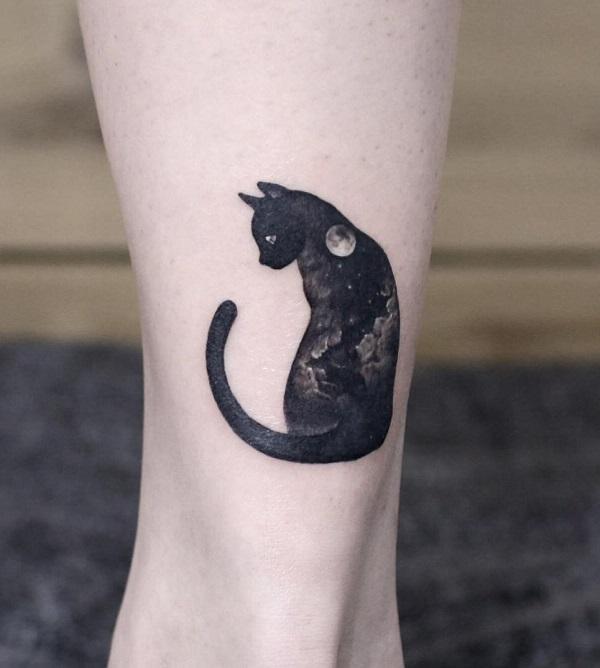 100+ Examples of Cute Cat Tattoo