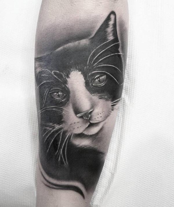 100+ Examples of Cute Cat Tattoo