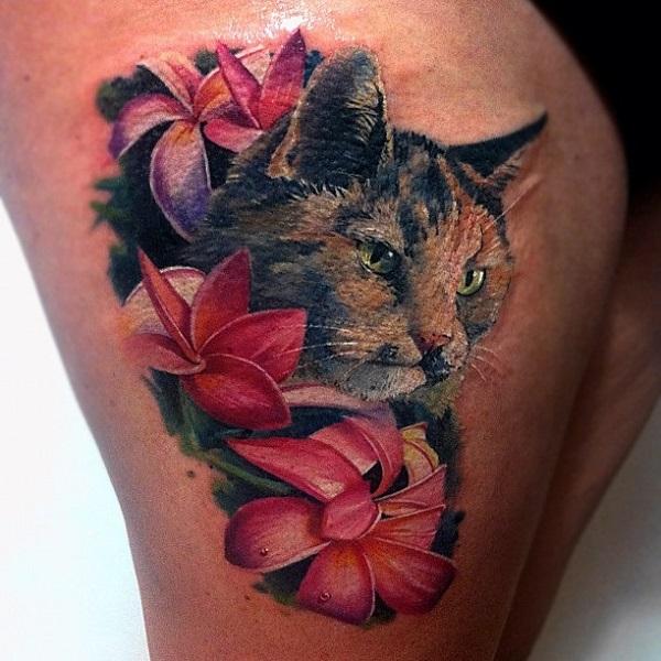 100+ Examples of Cute Cat Tattoo