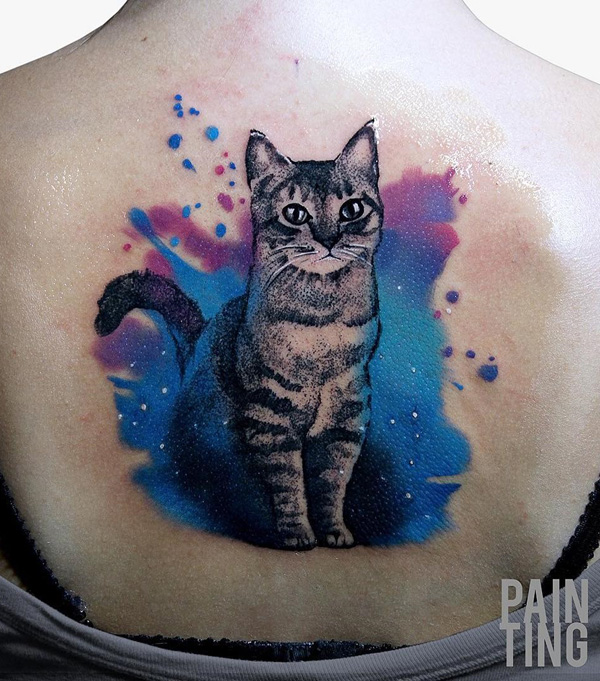 100+ Examples of Cute Cat Tattoo