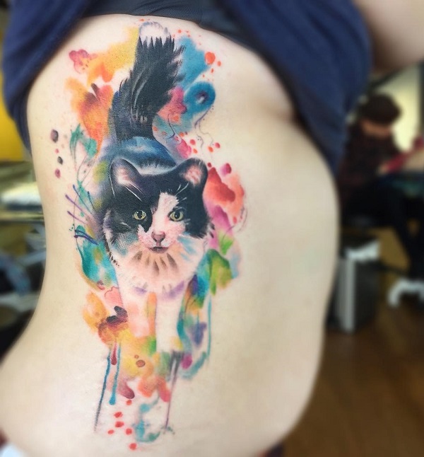 100+ Examples of Cute Cat Tattoo