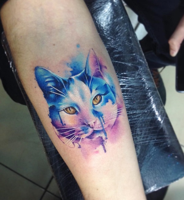 100+ Examples of Cute Cat Tattoo
